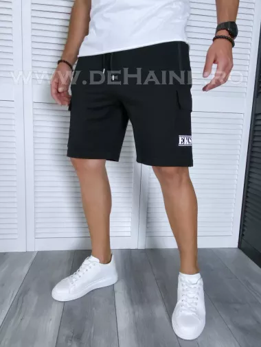 Pantaloni scurti de trening negri B3936 O2-4.2